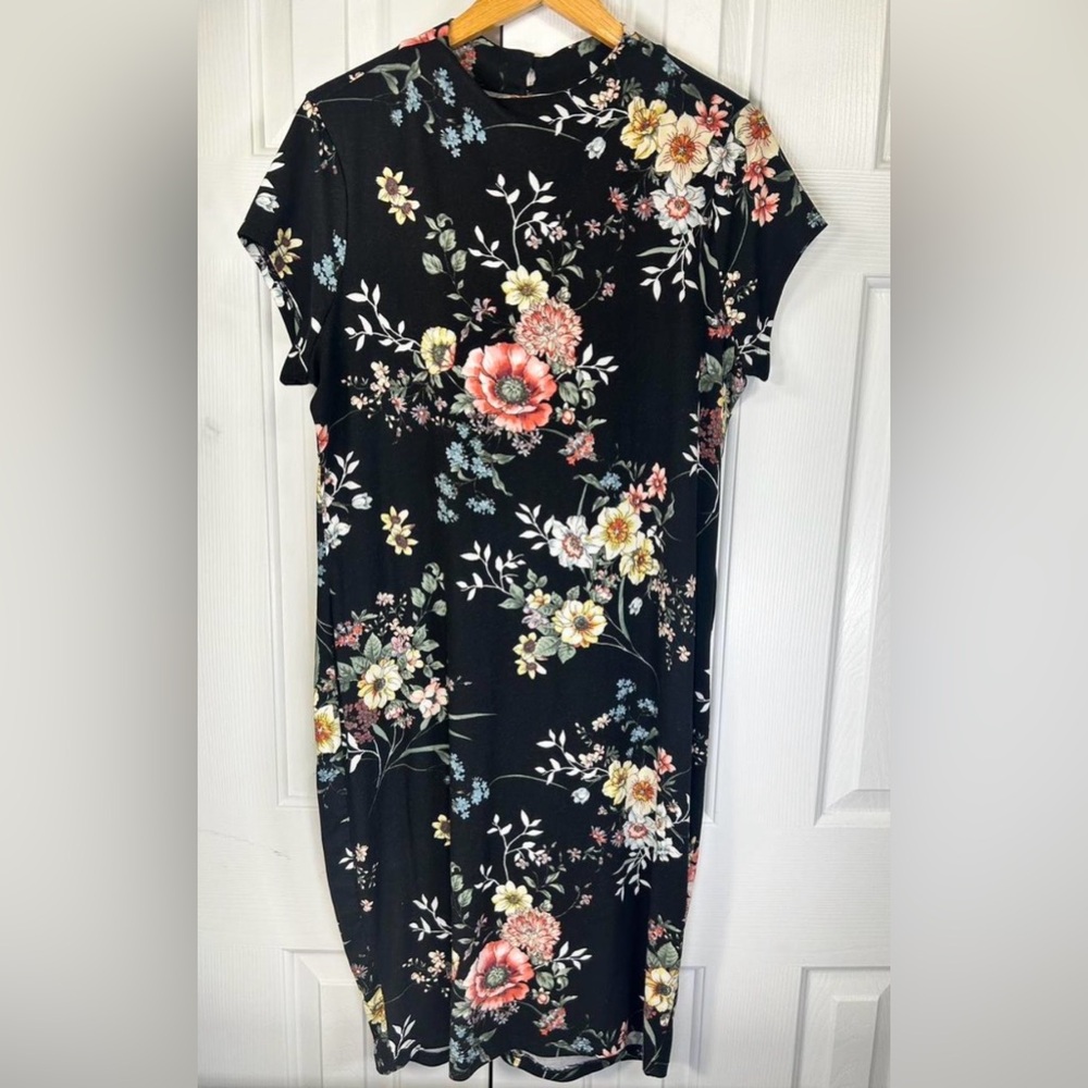 Chesley Multicolor Floral Midi Dress